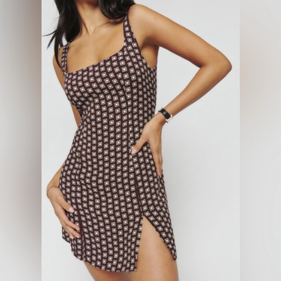 Reformation Dresses & Skirts - Reformation Noha Geo Mini Dress Size 10